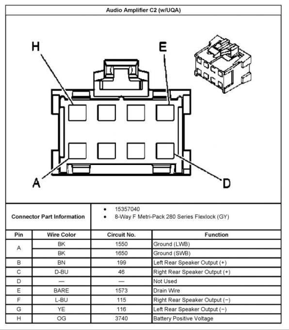 Tbss Connector Pinout Bose Amp 8 Pinzpsqdh0gg6h Photo By